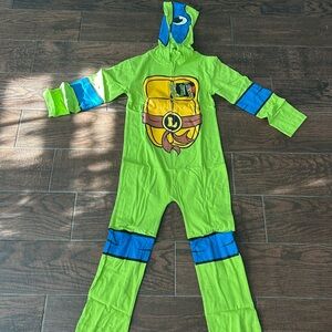 Green and Blue Ninja Turtle Costume